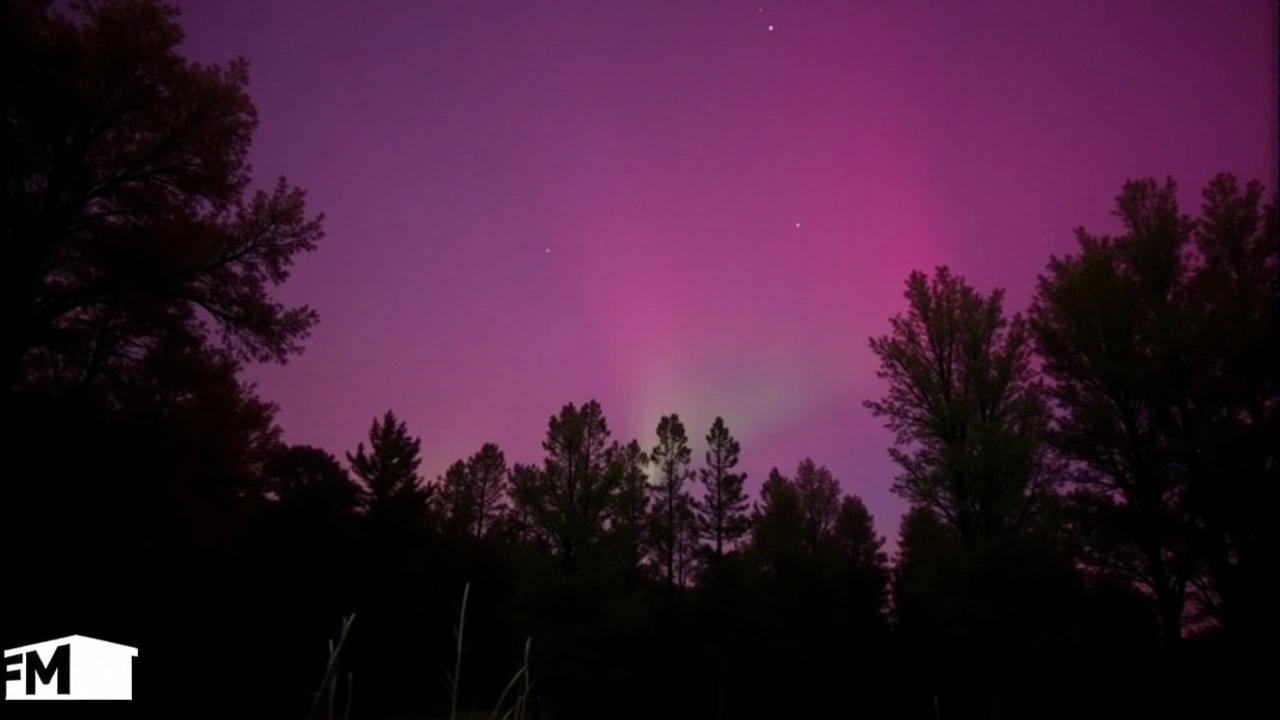 Fenômeno Raro: Aurora Boreal Ilumina Céu de Portugal com Beleza Estonteante